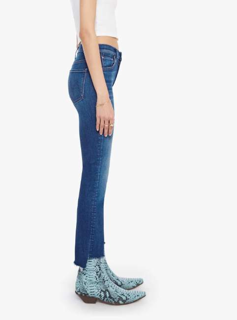 Mother The Insider Crop Step Fray in Trouble Maker