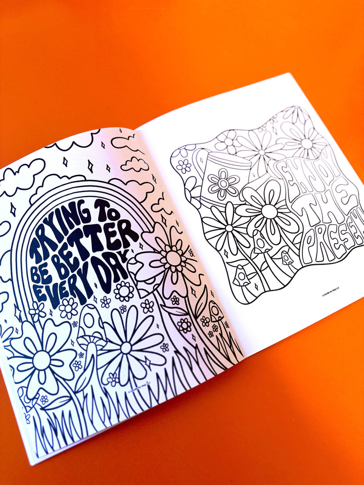 A Doodle Filled Coloring Book
