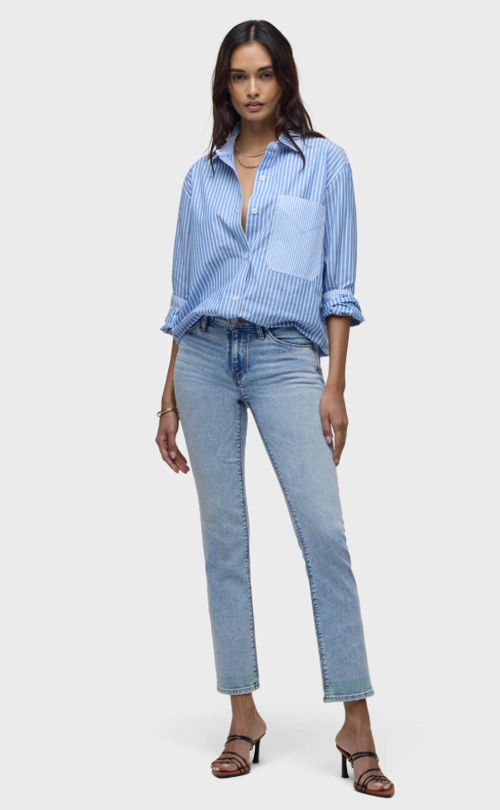 Hudson Nico Mid-Rise Straight Ankle in Motion