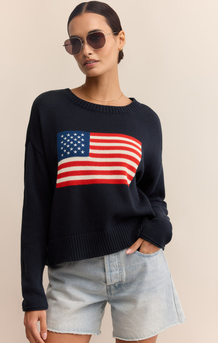 Z Supply Sienna Patriot Sweater