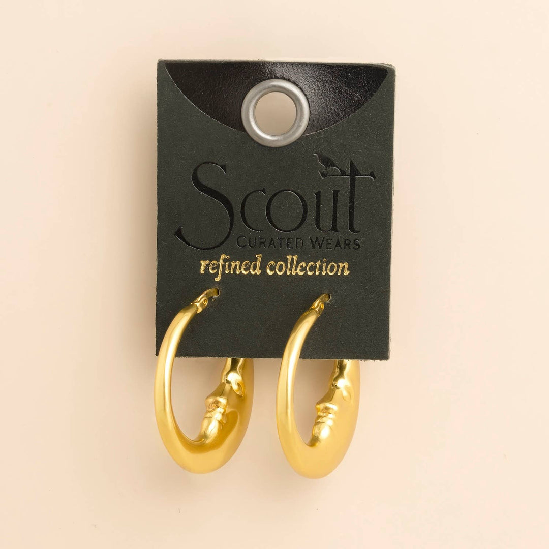 Scout Moon Hoop Earring