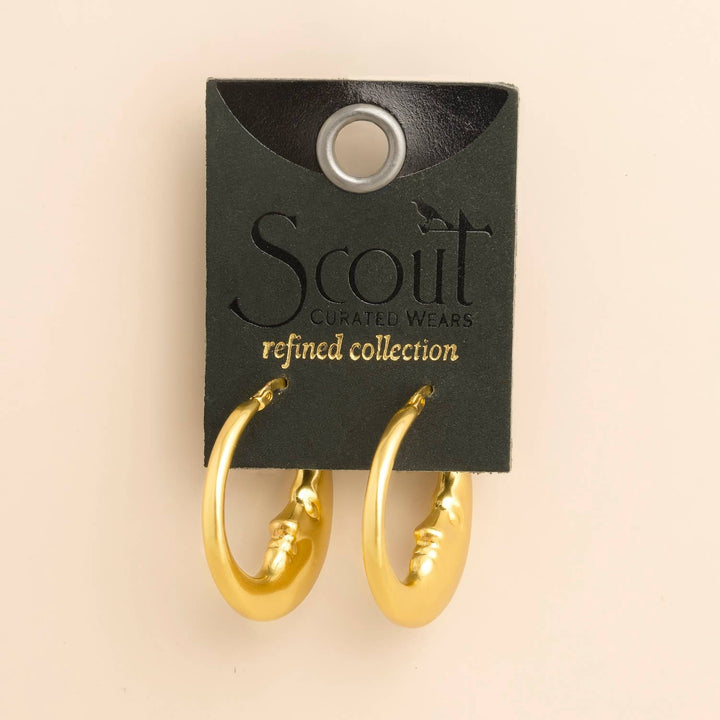 Scout Moon Hoop Earring