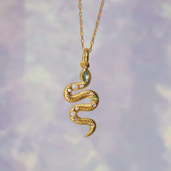 Golden Coil Necklace