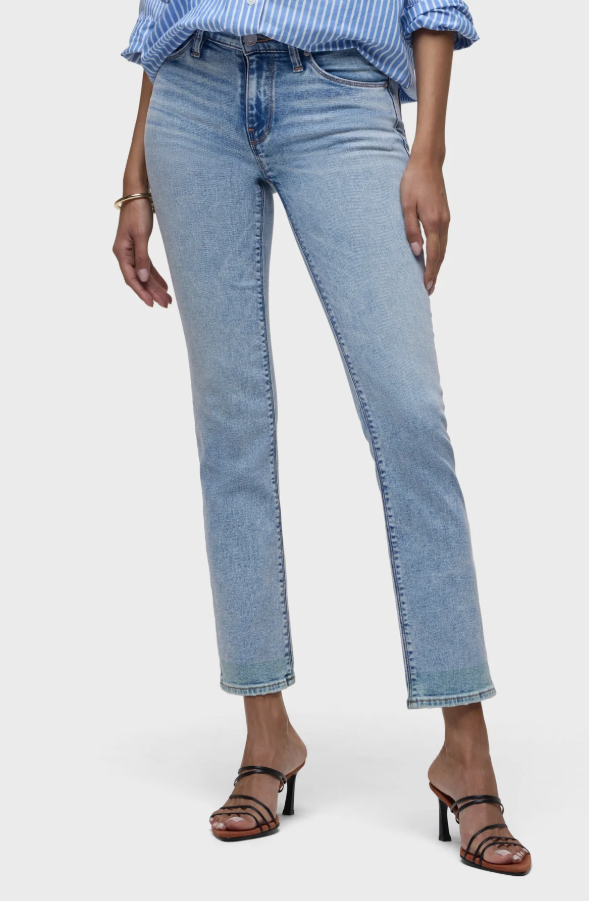 Hudson Nico Mid-Rise Straight Ankle in Motion