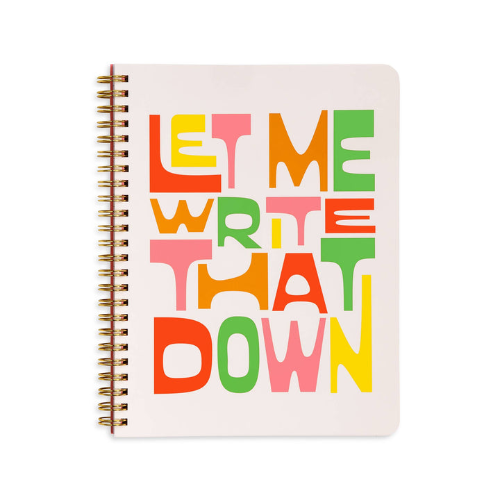 Let Me Write That Down Mini Notebook