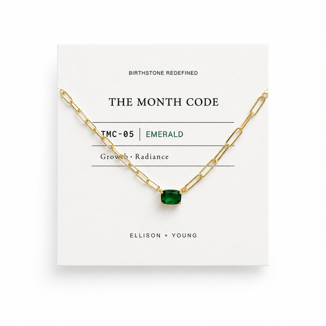 The Month Code Birthstone Necklace