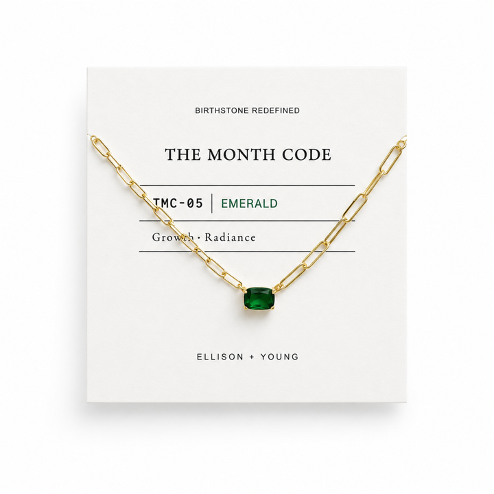 The Month Code Birthstone Necklace