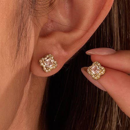 Lucky Sparkle Stud Earrings