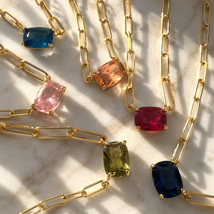 The Month Code Birthstone Necklace