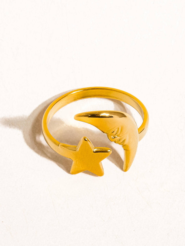 Love You to the Moon Ring