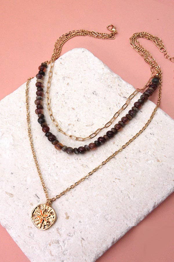 Merlot Muse Layered Necklace