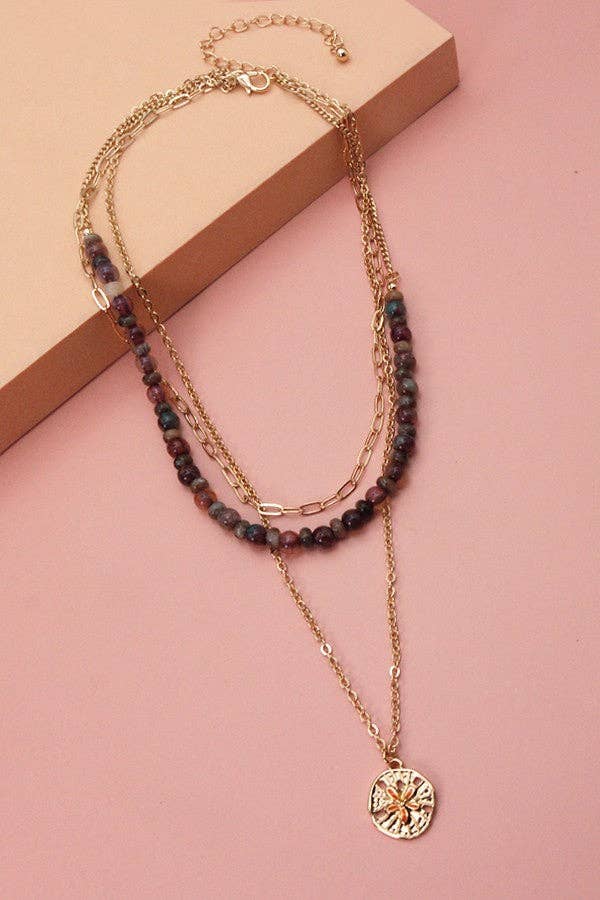 Merlot Muse Layered Necklace