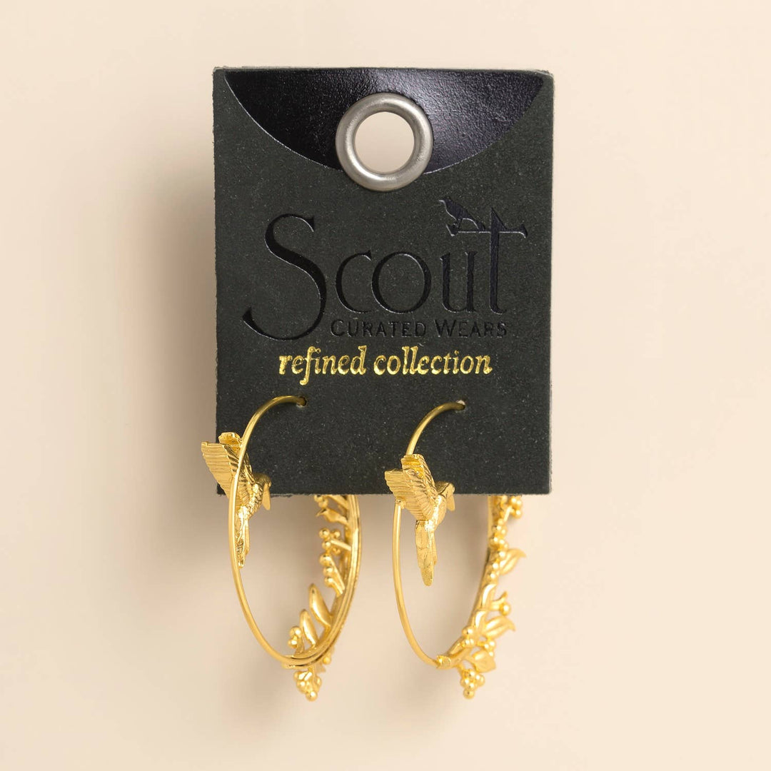 Scout Hummingbird Hoop Earring