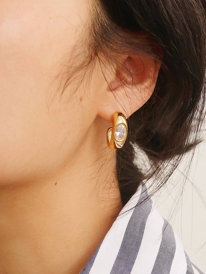 High Gloss Hoop Earrings