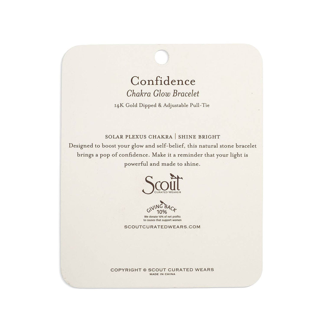 Scout Chakra Glow Bracelet - Confidence/Solar Plexus