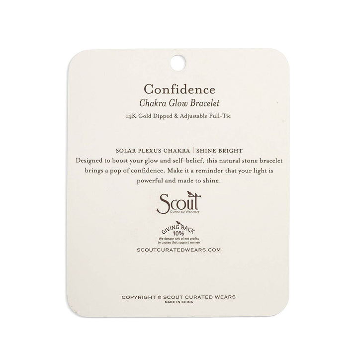 Scout Chakra Glow Bracelet - Confidence/Solar Plexus
