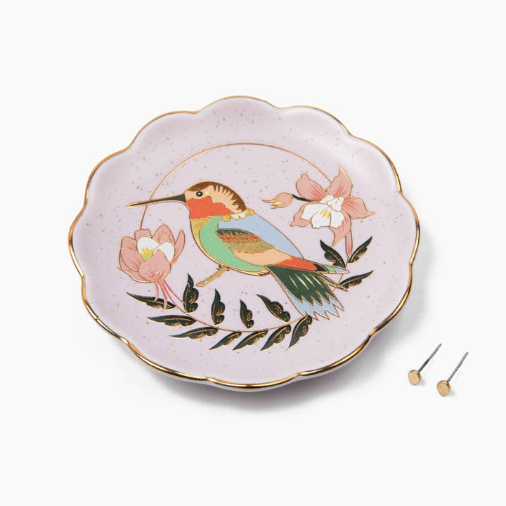 Scout Hummingbird Jewelry Dish & Stud Earring Set