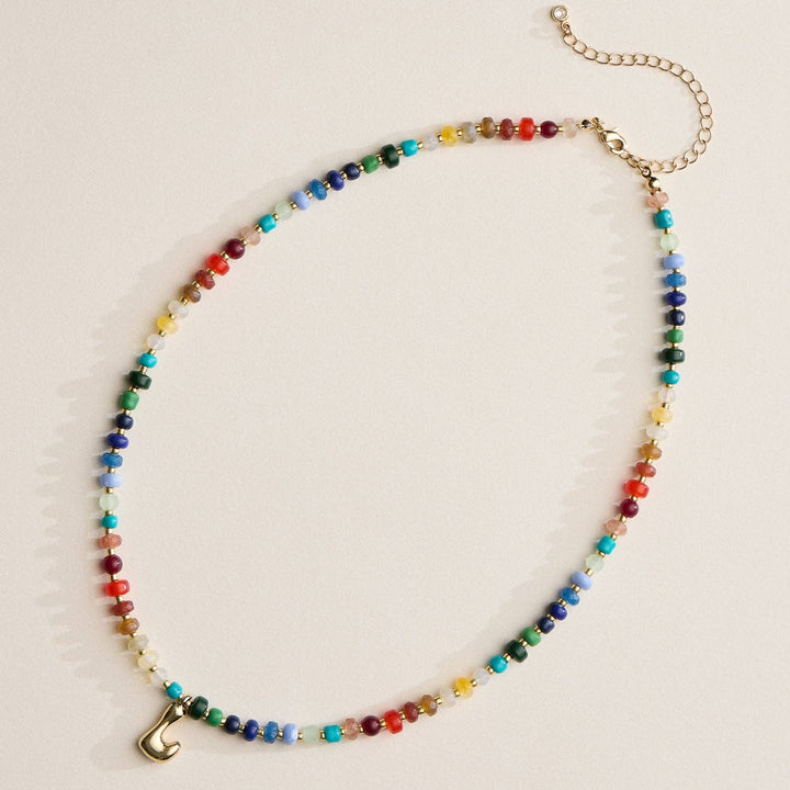 Groovy Girl Initial Necklace