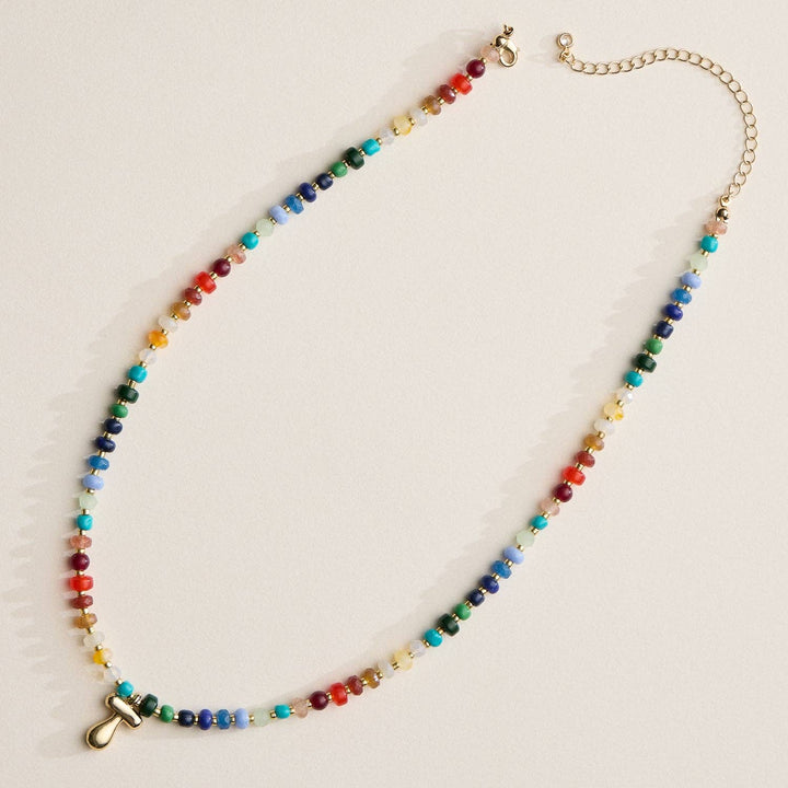 Groovy Girl Initial Necklace