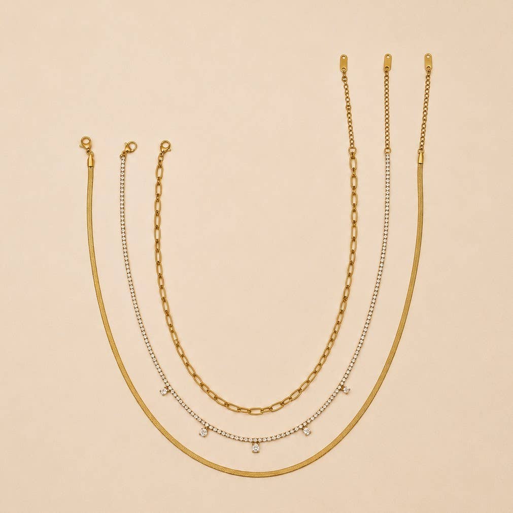 Threes Company Layered Necklace