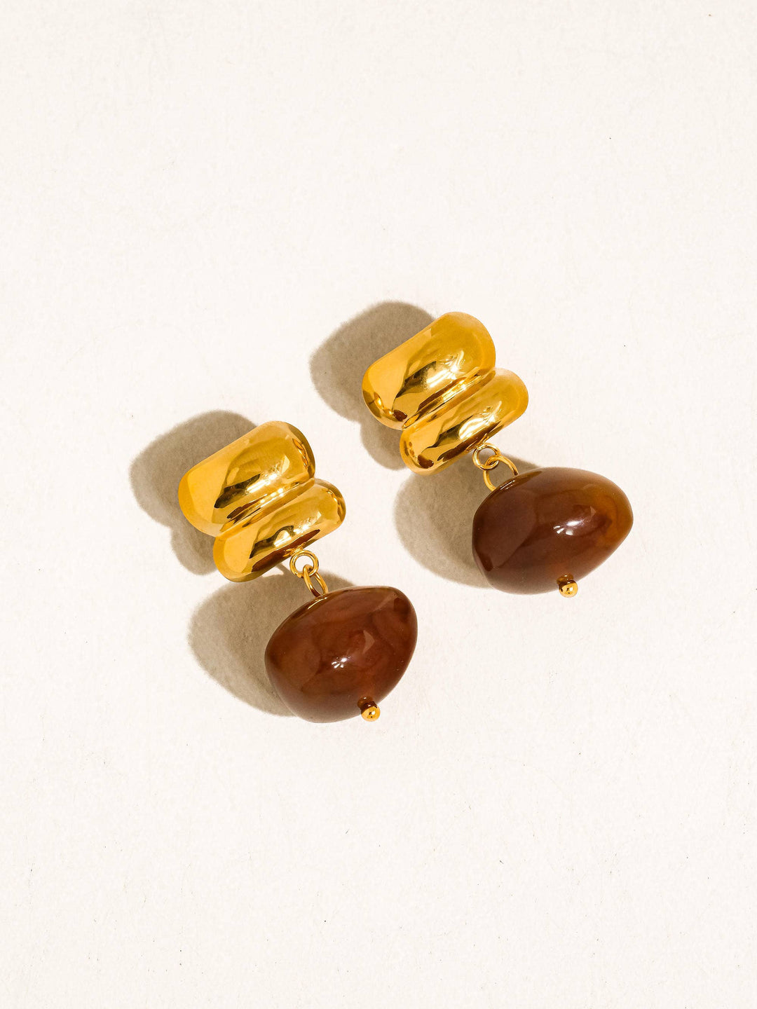 The Mocha Drop Earrings