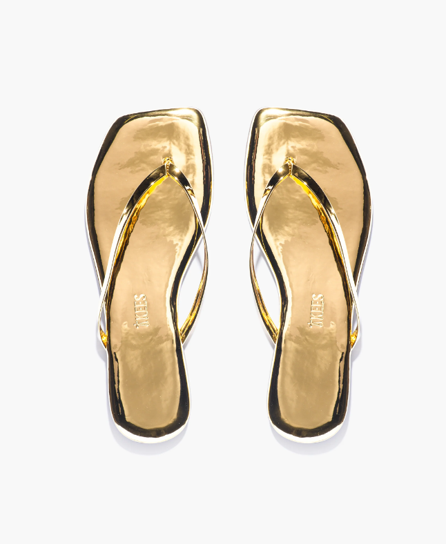 TKEES Square Toe Lily Mirror