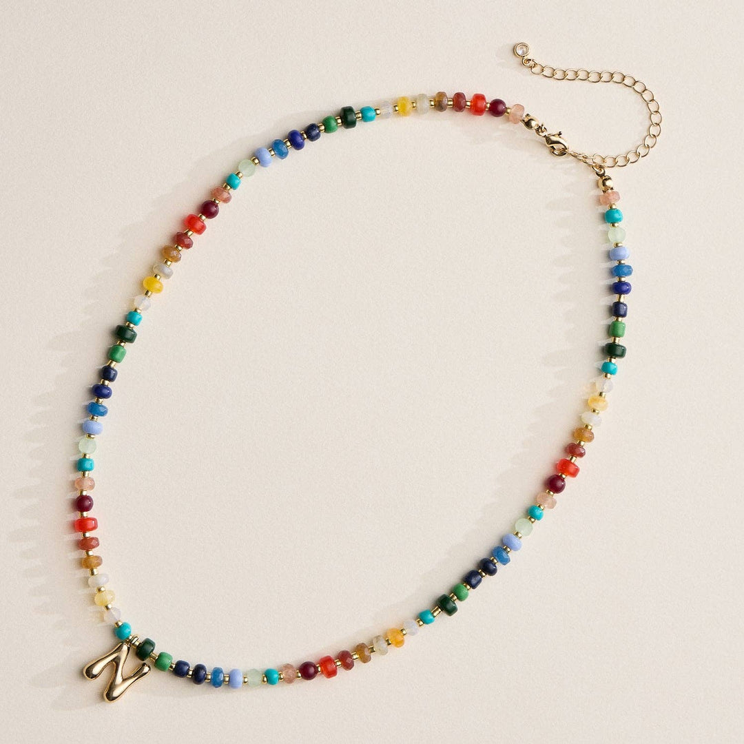 Groovy Girl Initial Necklace