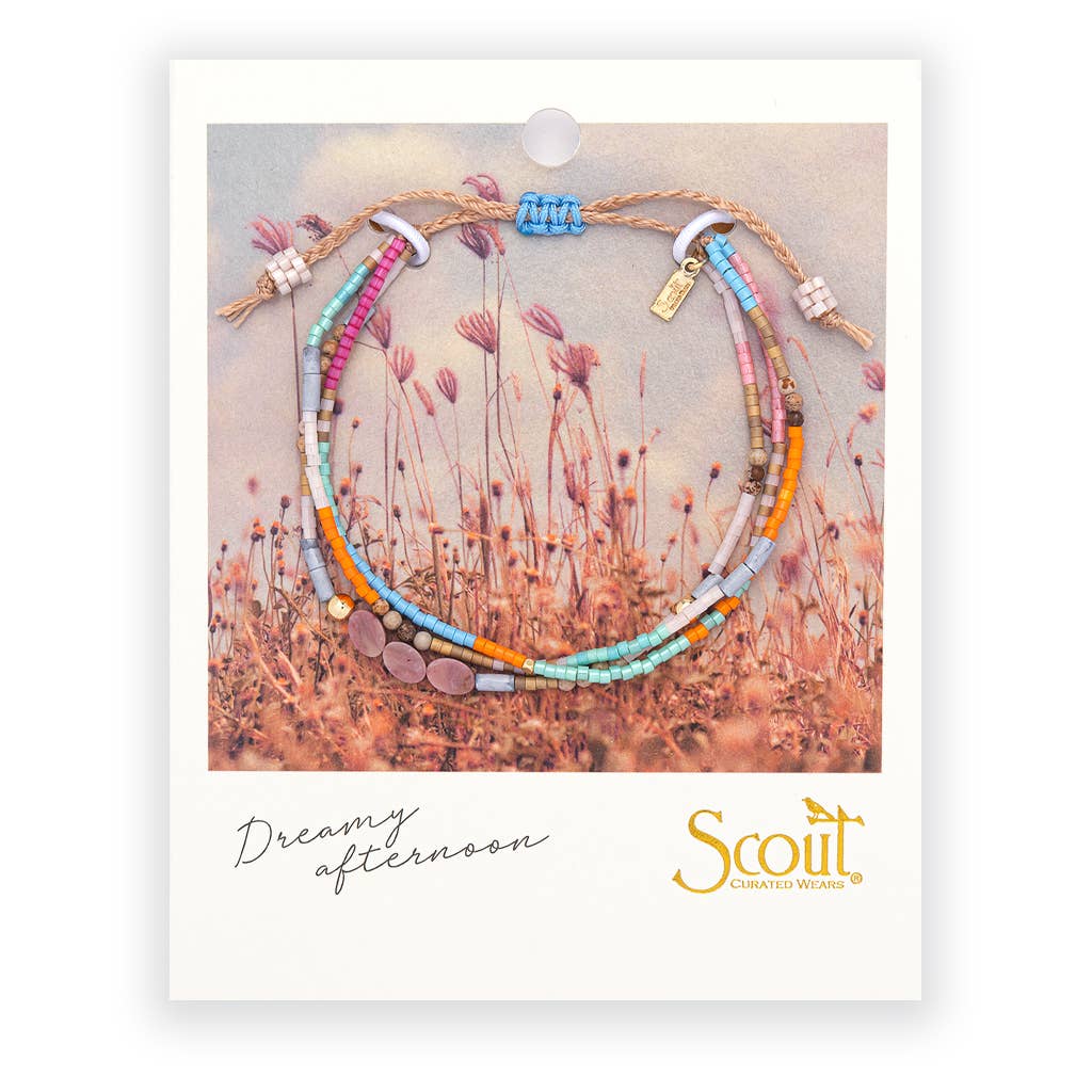 Scout Mixed Media Bracelet - Love/Rhodochrosite