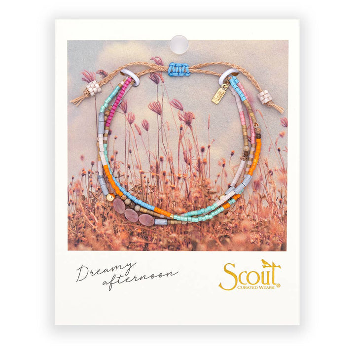 Scout Mixed Media Bracelet - Love/Rhodochrosite