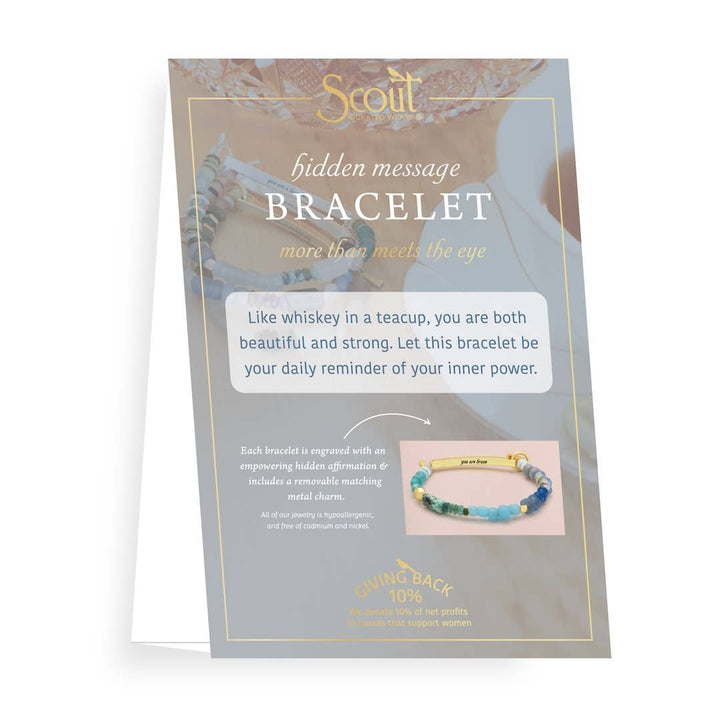 Scout Hidden Message Bracelet - F♥cking Great