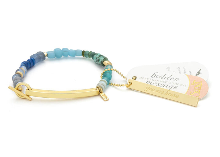 Scout Hidden Message Bracelet - Brave