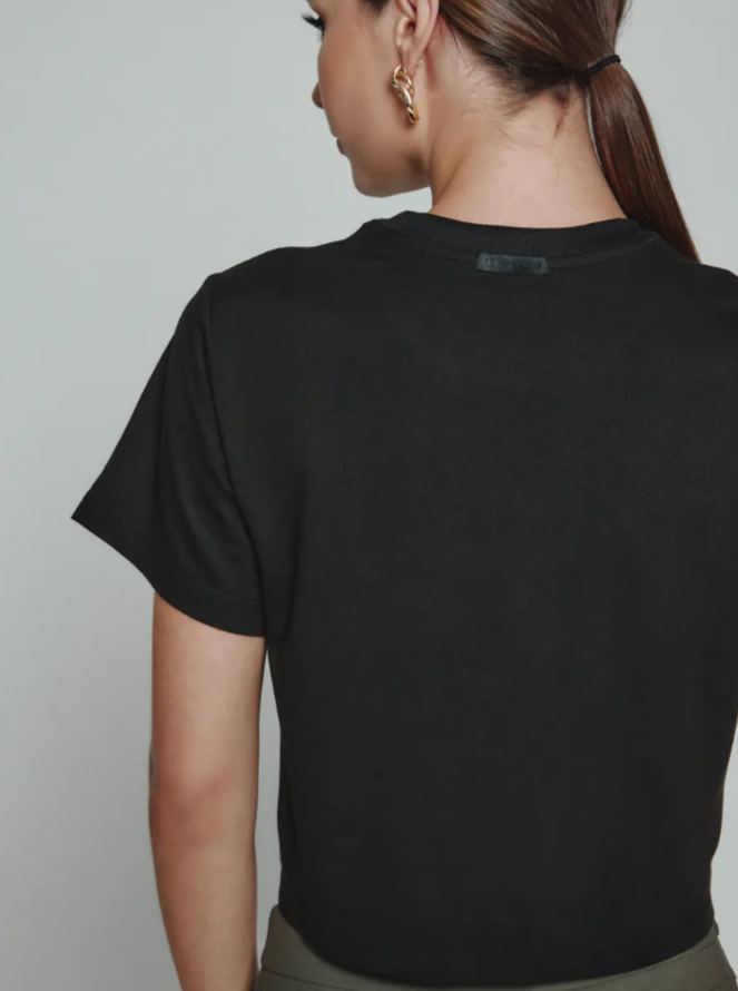 7 Diamonds Core Relaxed Crop Crew Tee