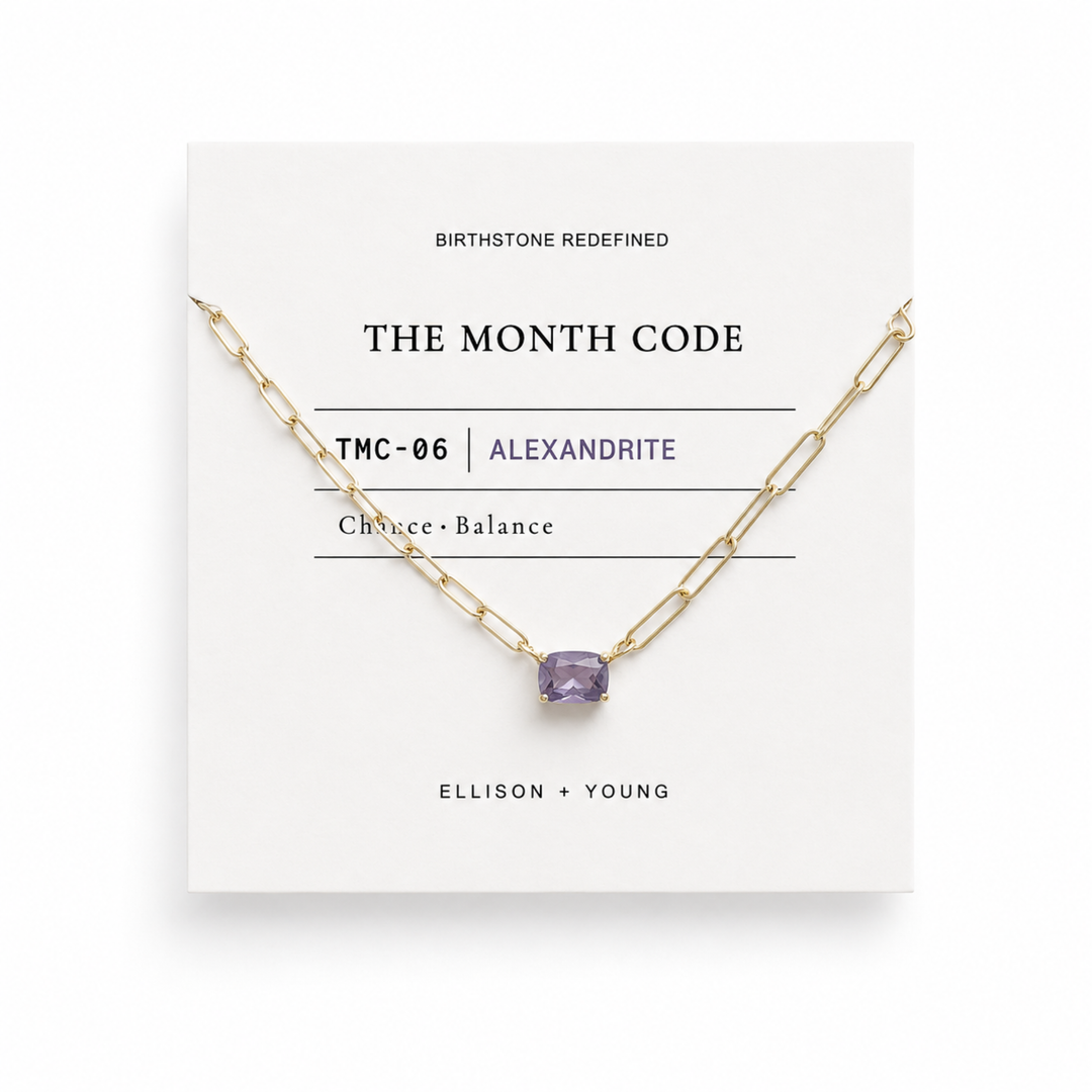 The Month Code Birthstone Necklace