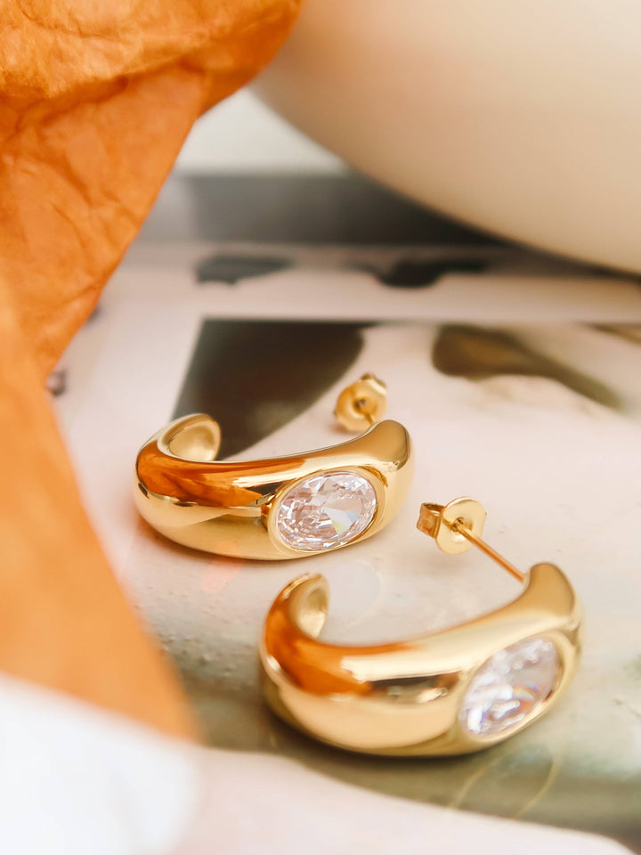 High Gloss Hoop Earrings