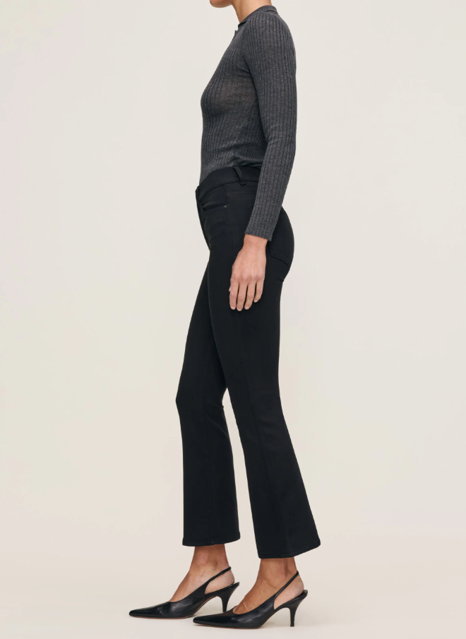 DL1961 Bridget Cropped Bootcut in Hail