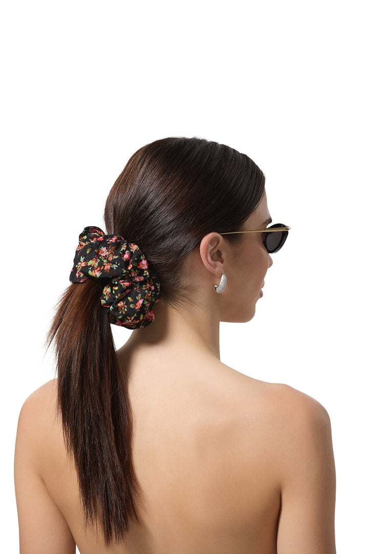Fashionable Fun Oversized Scrunchie - Spring Ditsy
