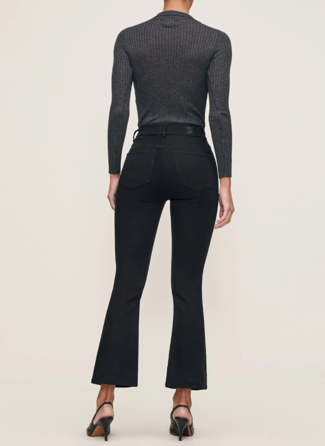 DL1961 Bridget Cropped Bootcut in Hail