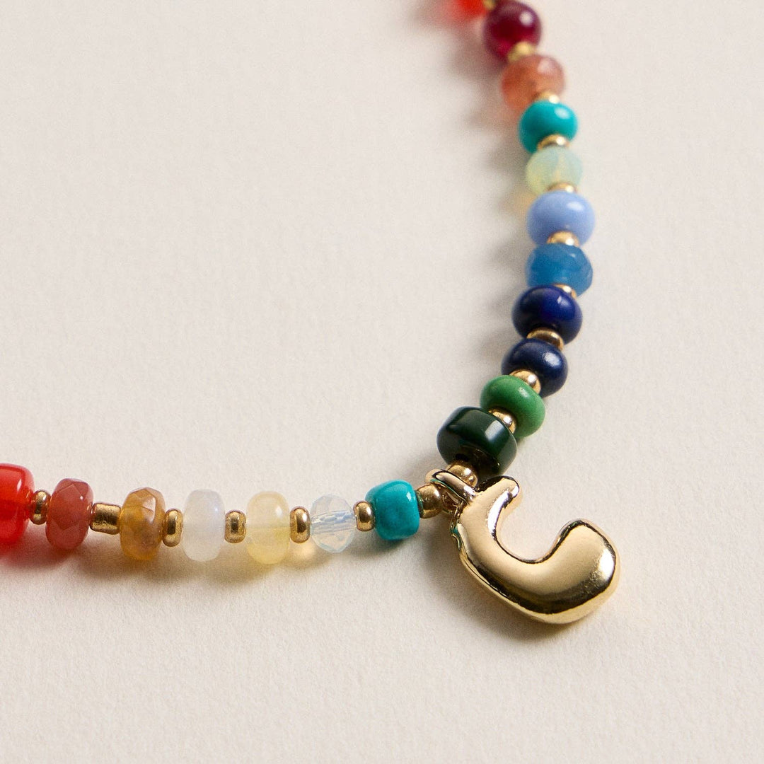 Groovy Girl Initial Necklace