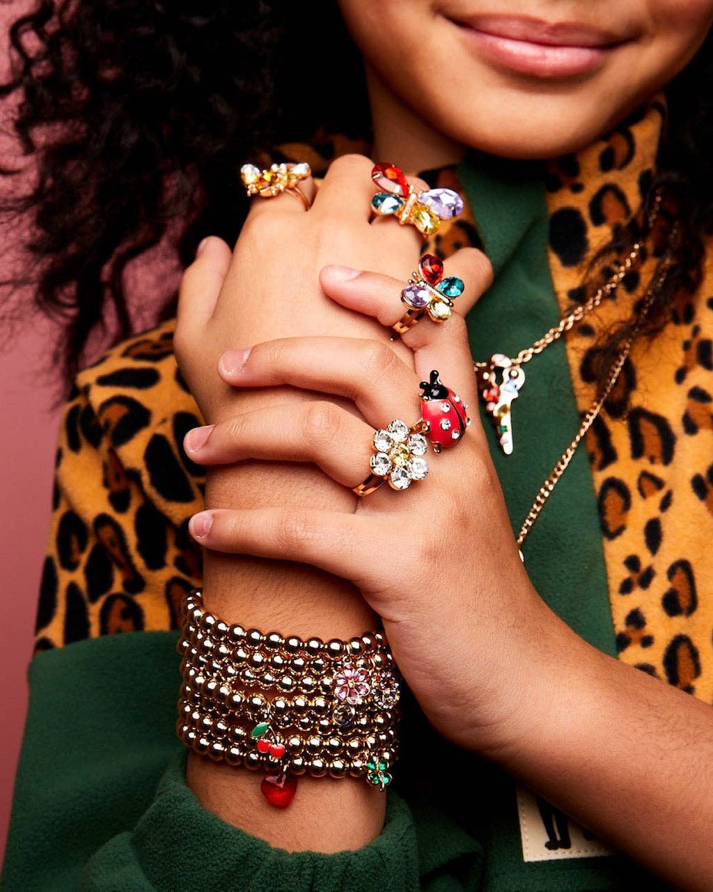 Super Smalls Butterfly & Ladybug Ring Set