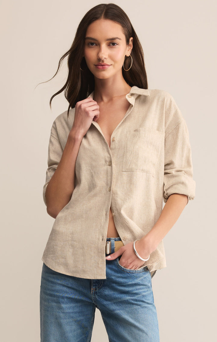 Z Supply Alfie Button Up Shirt