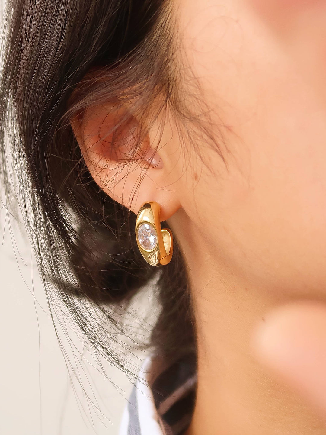 High Gloss Hoop Earrings