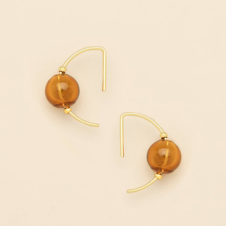 Scout Topaz Glass Hoop Earring