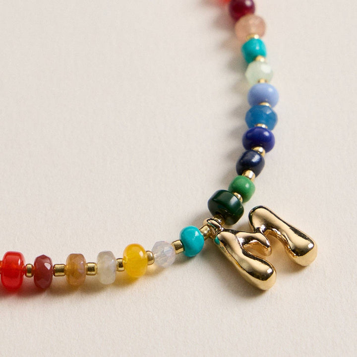 Groovy Girl Initial Necklace