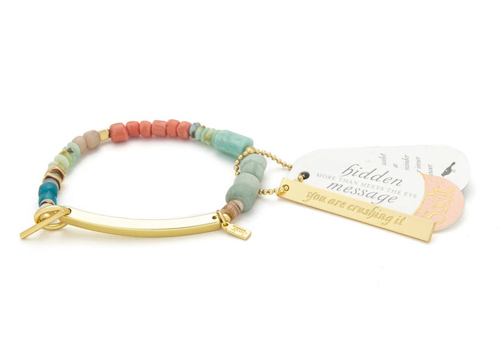 Scout Hidden Message Bracelet - Crushing It