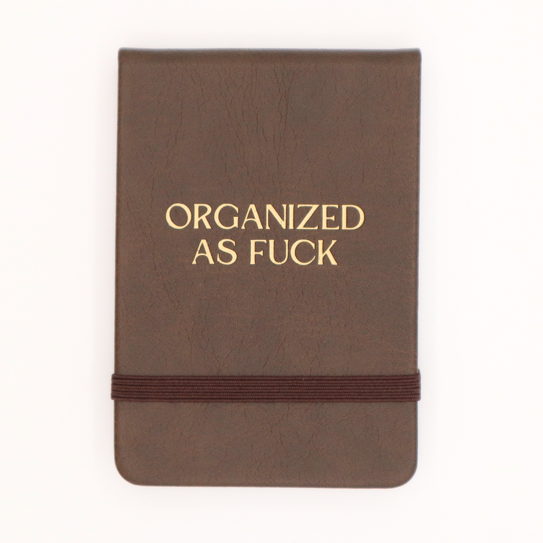 Organized as F*ck Leatherette Pocket Journal