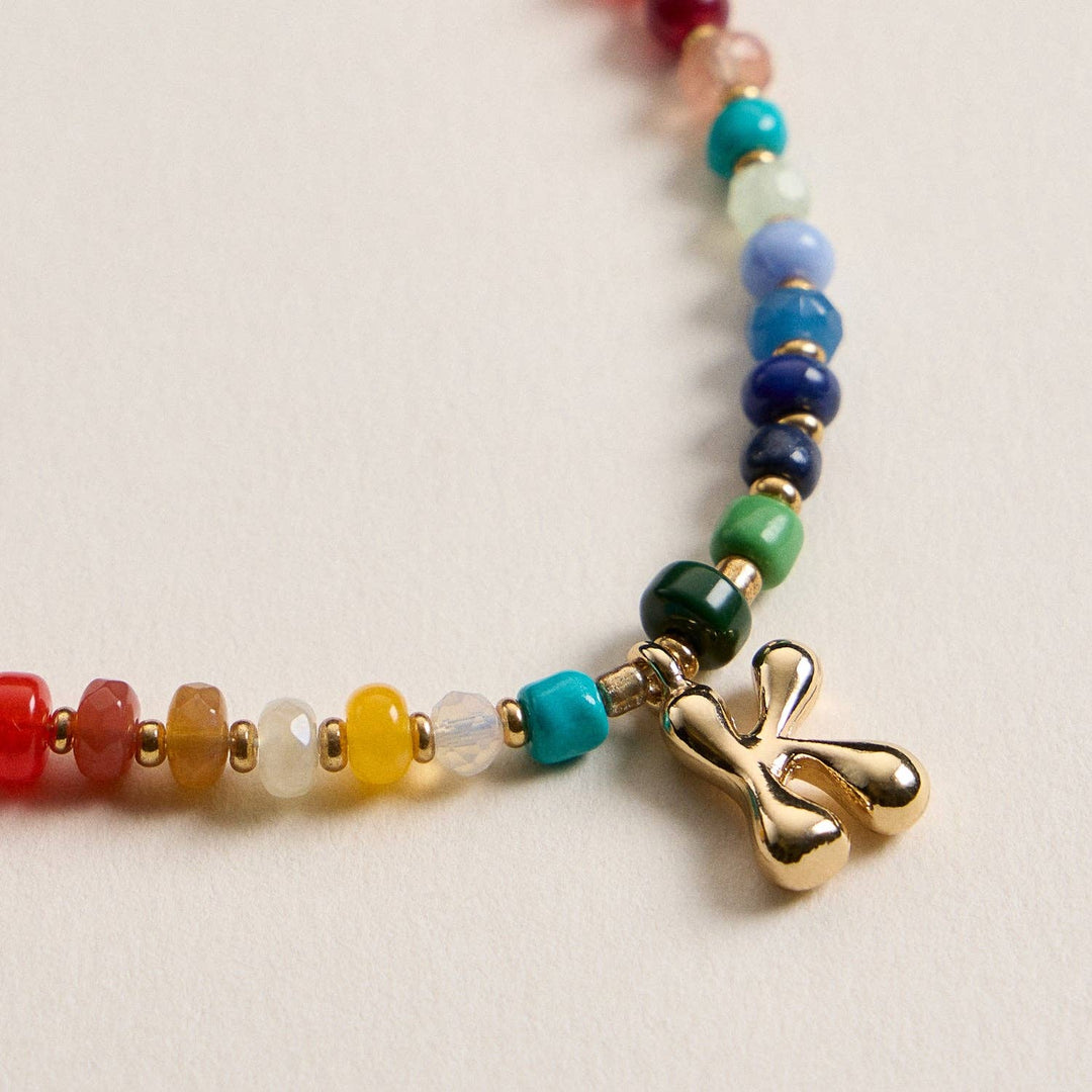 Groovy Girl Initial Necklace