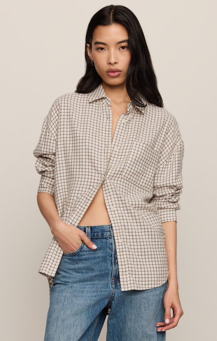 Z Supply River Plaid Button Up