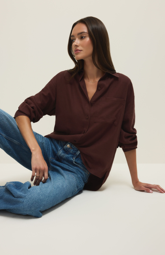 Z Supply Alfie Button Up Shirt