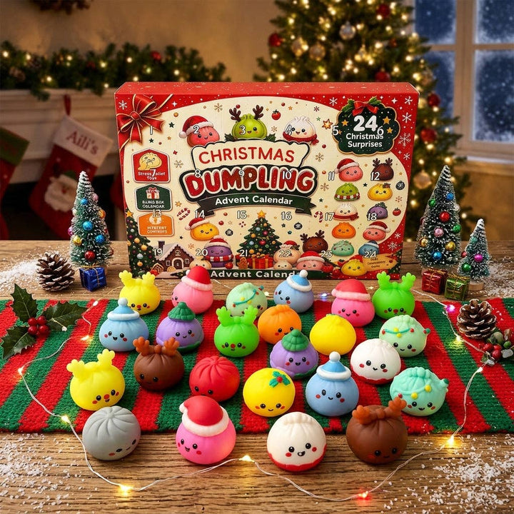 Holiday Advent Calendar- Mochi Dumpling Squishy