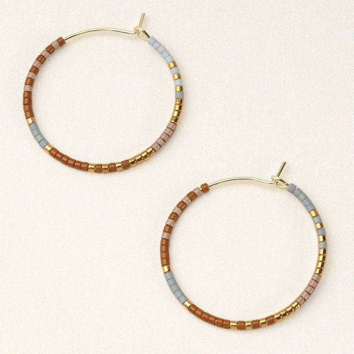 Scout Chromacolor Miyuki Small Hoop - Desert Multi